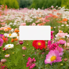 flower grove with blank label 