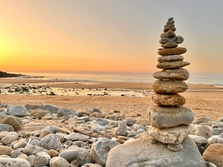 stones on the beach