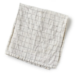 folded cotton napkin