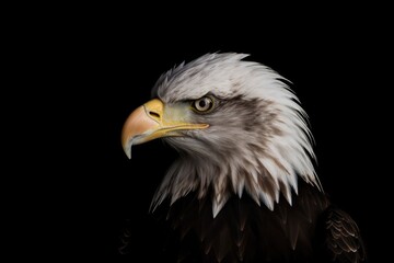 Fototapeta premium The powerful Bald Eagle of America. Generative AI