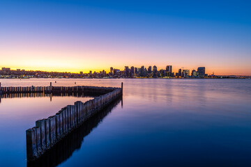 Fototapeta premium Sunrise over San Diego