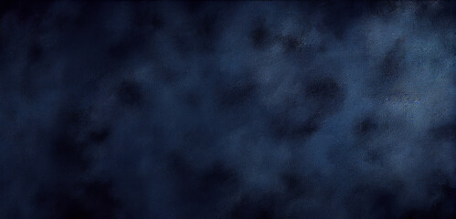 Obraz premium Textured abstract dark blue grunge background. Generative AI