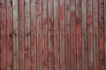 planches en bois avec peinture rouge anciennes abimées usées et vintage