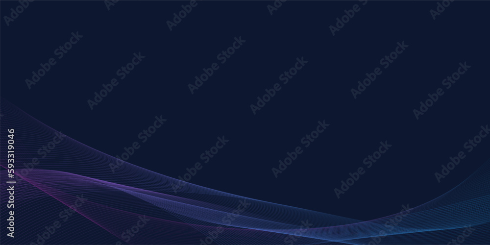 Aufkleber modern abstract glowing wave background. dynamic flowing wave lines design element. futuristic techn