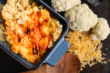 Cauliflower cheese bake
