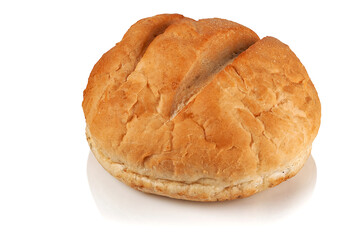 A loaf of fresh, wheat bread