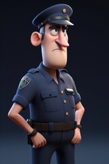  cartoon police officer 