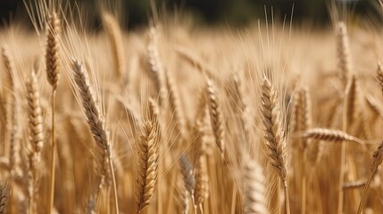 Fototapeta premium Wheat Generative AI