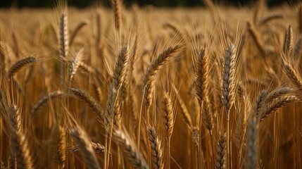 Fototapeta premium Wheat Generative AI