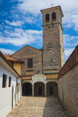 Fototapeta premium In the historic centre of Cividale del Friuli