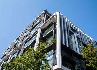 modern office building with windows