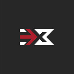unique EX logo designs