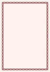 Vector ornamental frame