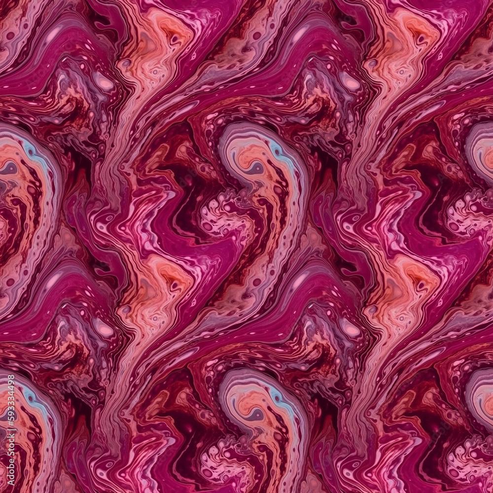 Poster magenta gas giant atmosphere background with slow colorful blending flow mixing together. ai generat