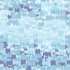 Wavy seamless ornament with blue waves.