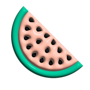 Watermelon 3d super cute 