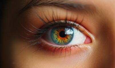 PROMER PLANO DE OJOS INTERRACIALES 
 ilustraciones de IA generativas. 