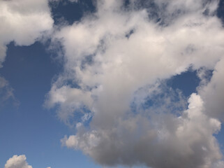 Gray clouds in the morning