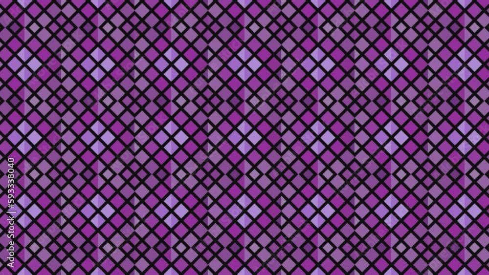 Poster mosaic pattern with lots of squares. motion. background with pattern of lines and grid with squares.