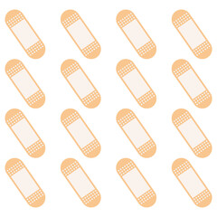 special pattern medicinal concept on white background