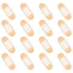 special pattern medicinal concept on white background