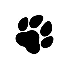 Leaning paw on white background © Bela Art