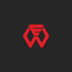 unique EW logo designs