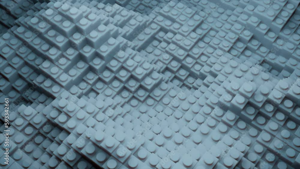 Poster blue and light constructor of squares. design. a light background made of geometric shapes in comput