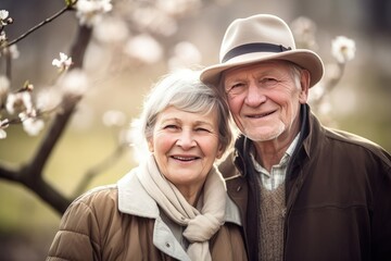 portrait of senior couple