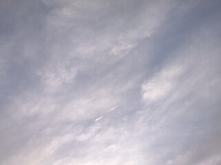 Obraz premium White clouds in the morning