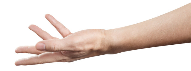 Hand gesture cut out