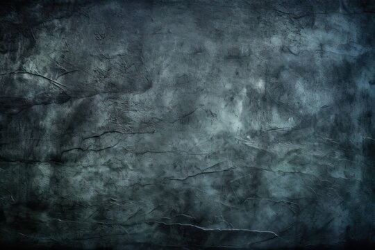Dark wallpaper with a grunge texture, an aged black backdrop, blackboard chalk, and concrete. Generative AI