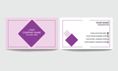 Business card template, Corporate Business Card, Modern Business Card, Vector Business Card, White Business Card, Clean Business Card