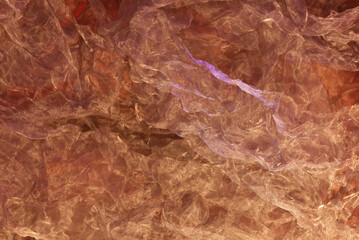 translucent water wave fabric through light bulb background