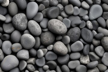 Grey gravel with a stone texture for the background. Generative AI