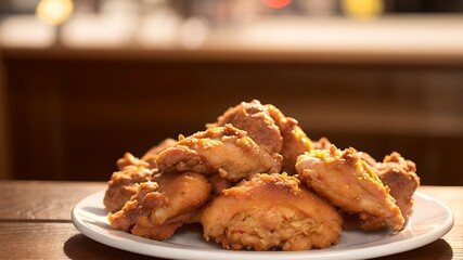 chicken wings on a plate
