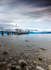 Schiffsanleger am Bodensee