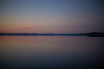 sunrise over the lake
