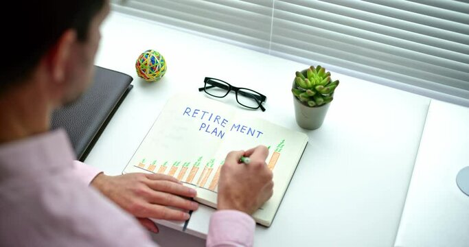 Men Saving Money For Retirement