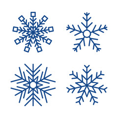 Snowflakes winter collection