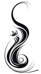 minimalistic cat