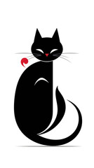 minimalistic cat