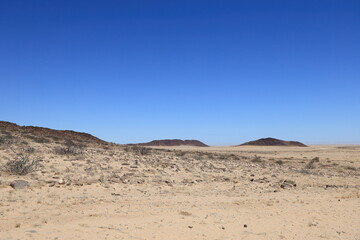Fototapeta na wymiar scenic view of a landscape in Namibia