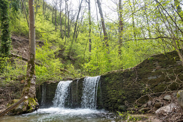 Waterfall at Crazy Mary River, Belasitsa Mountain, Bulgaria