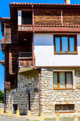 Residential building at old town of Nessebar, Bulgaria