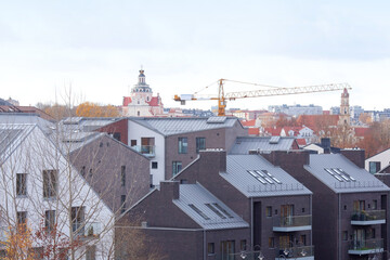 Modern low-rise Scandinavian-style houses
