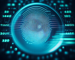 Fingerprint scanning of digital identities