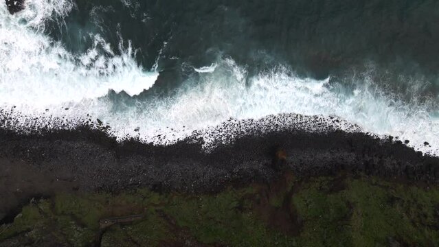 Ribeira da Janela in Madeira, Portugal by Drone