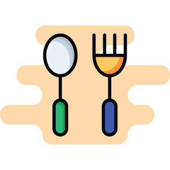 Fototapeta premium Wedding Food icons. Vector Design Stock illustration.