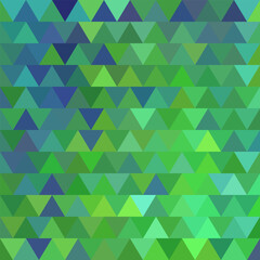 abstract vector geometric triangle background - green and blue